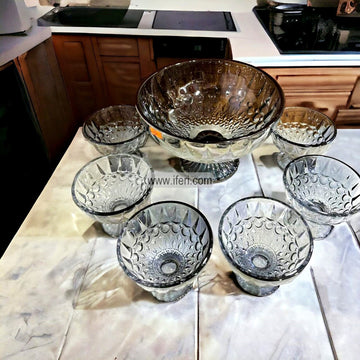 7 Pcs Glass Firni, Dessert Serving Bowl Set SMN0135