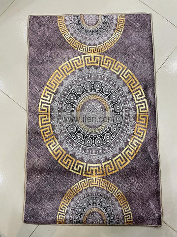 Exclusive Turkish Digital Printed Chenille Carpet (Small Size) GA8150