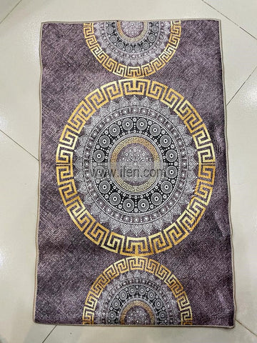 Exclusive Turkish Digital Printed Chenille Carpet (Large Size) GA8150