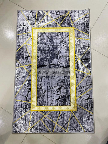 Exclusive Turkish Digital Printed Chenille Carpet (Small Size) GA8151