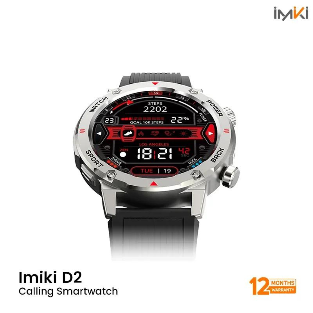 Imiki D2 BT Calling rugged Smart Watch MV048
