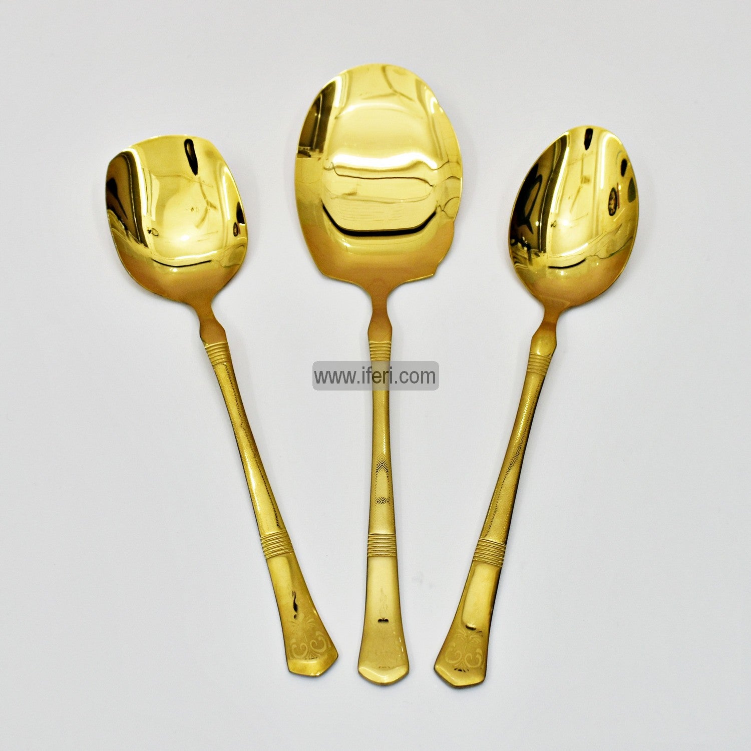3 Pcs Stainless Steel Serving Spoon Set TB1228