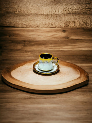 12 Pcs Small Size Ceramic Tea Cup & Saucer Set DL6757