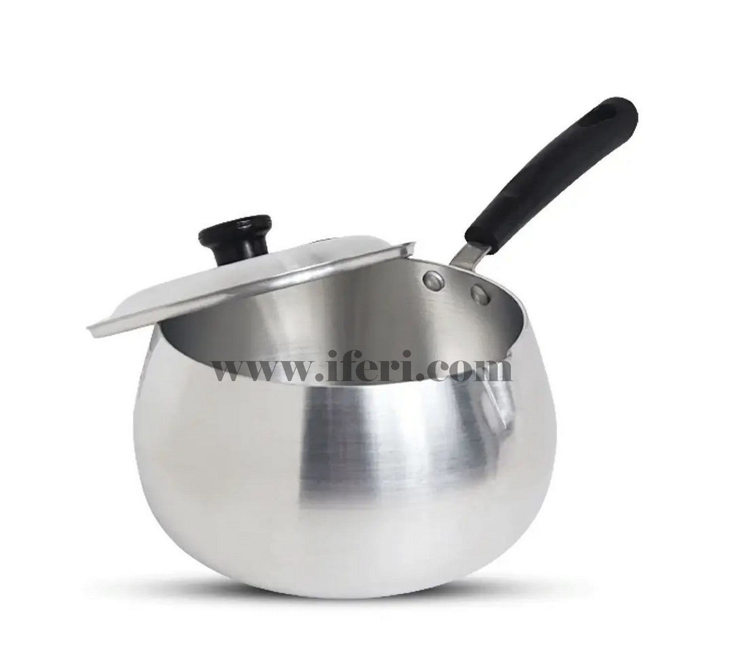 18 cm Alusafe Aluminium Belly Milk Pan With Lid ASBMP-7302-4