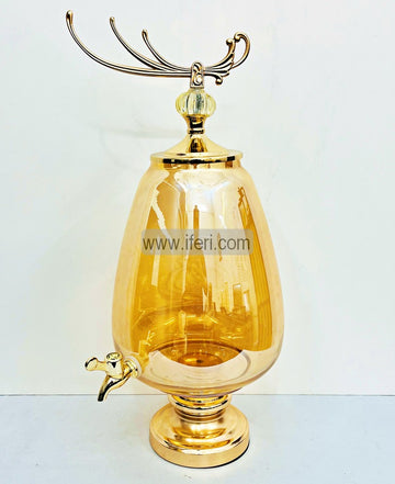 2.5 Inch Golden Glass Juice Dispenser RH2336