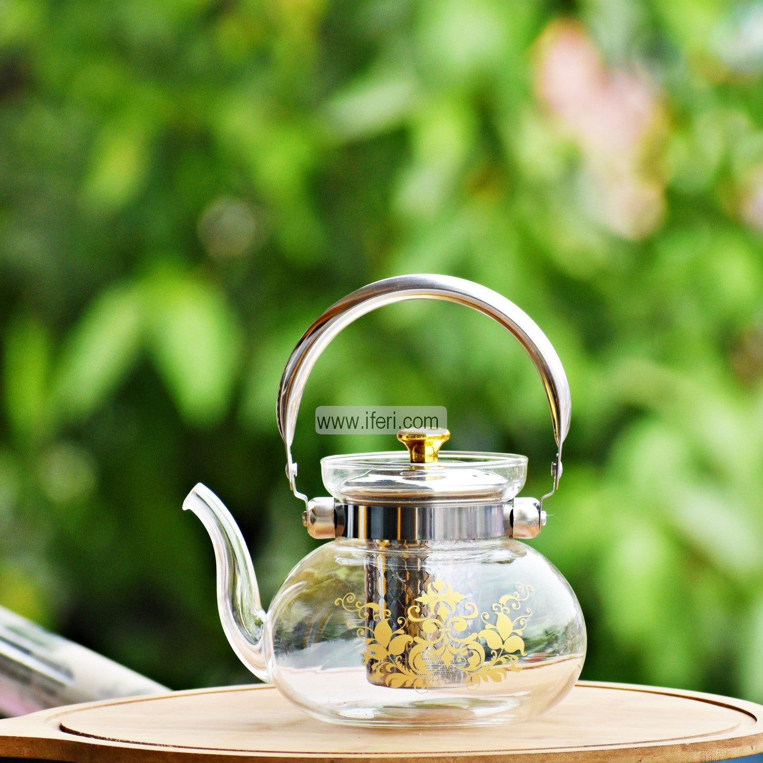 Glass Tea Maker Tea Kettle With Tea Infuser 550-950ML Glass Tea