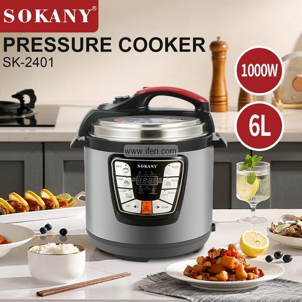 Buy Sokany Multifunctional Pressure Cooker through online from iferi.com.