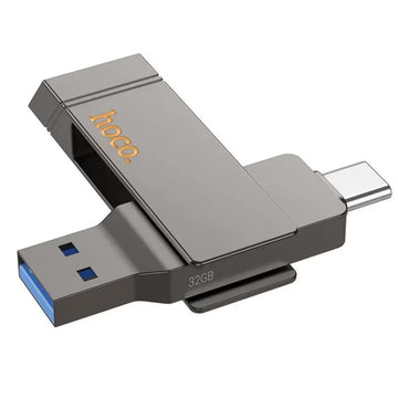 HOCO UD15 SMAR T USB TYPE-C 64GB CAPACITY Metal high Speed Flash Drive GDP1034