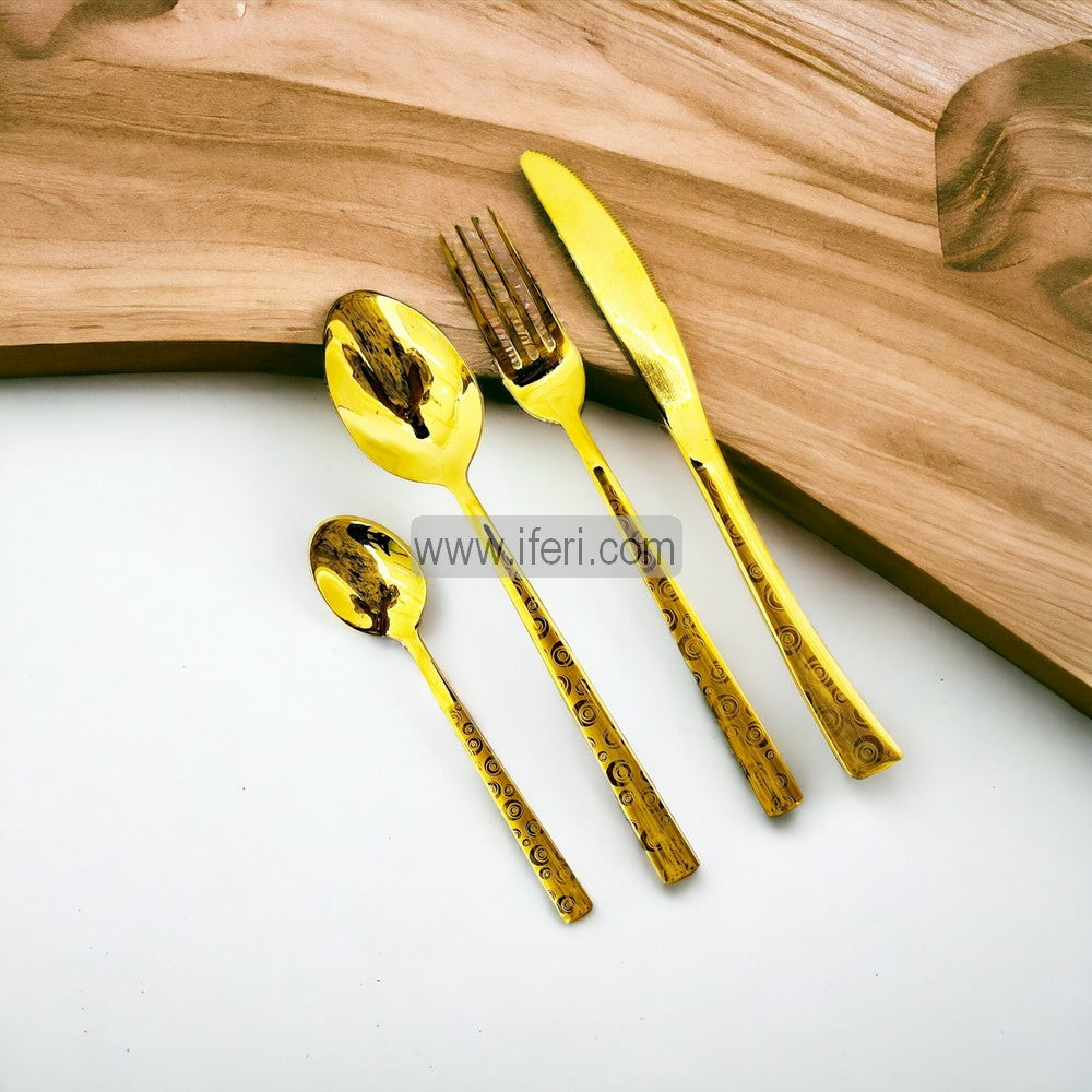 24 Pcs Stainless Steel Cutlery Set with Stand RH2294