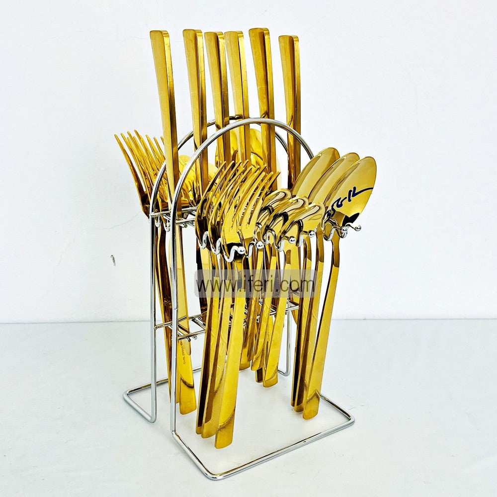 24 Pcs Stainless Steel Cutlery Set with Stand RH2295