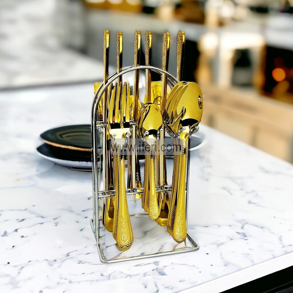 24 Pcs Stainless Steel Cutlery Set with Stand RH2296