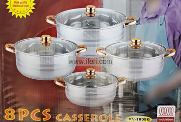 4 Pcs Kaisa Villa Stainless Steel Cookware Set with Lid KV-1009G