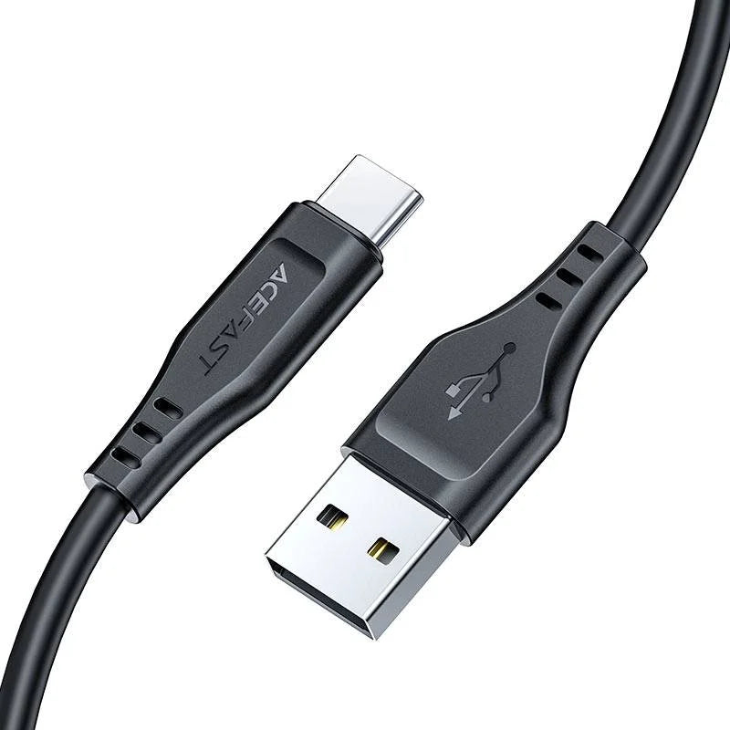 Acefast C3-04 USB-A to USB-C Black DEX1056