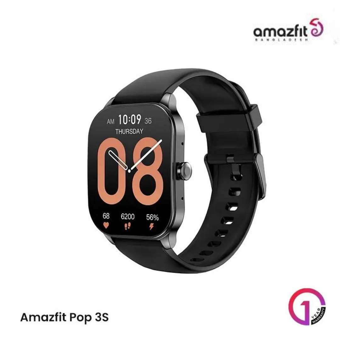 Amazfit Pop 3S Smart Watch (Bluetooth Calling) MV013