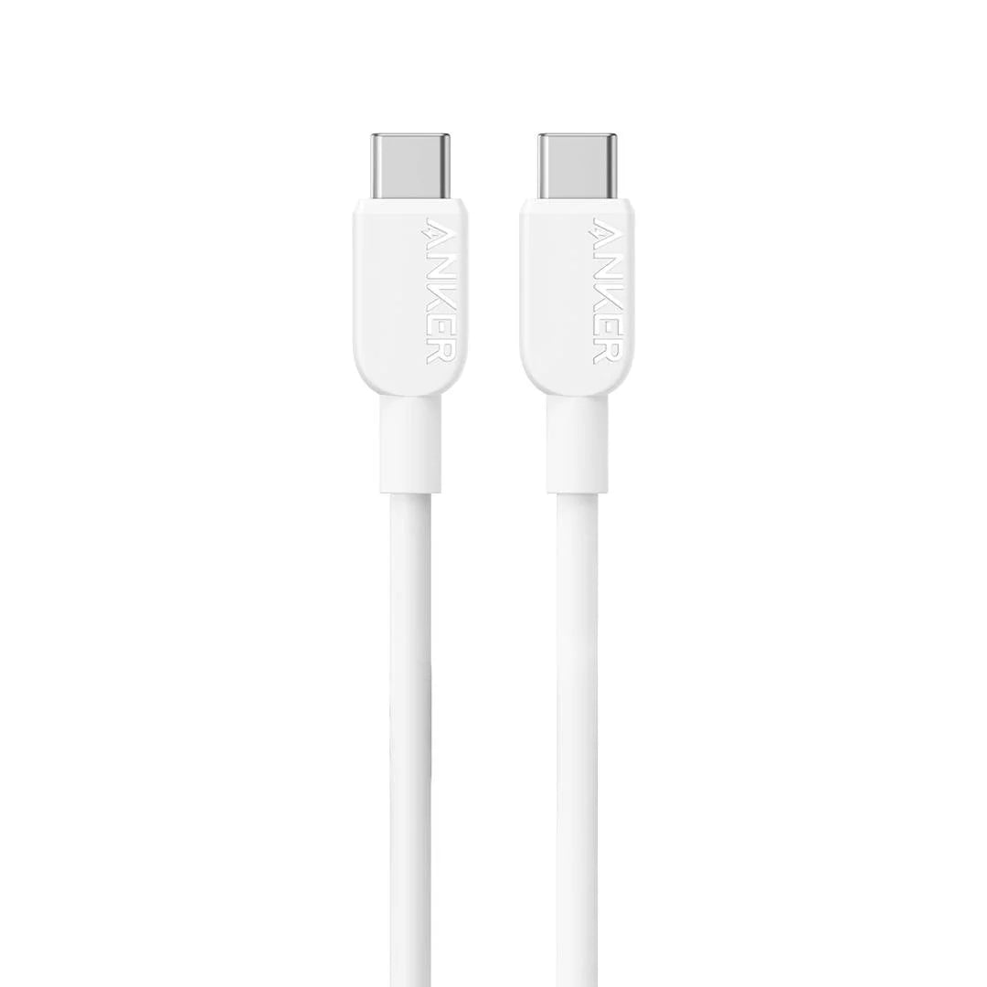 Anker 310 USB-C to USB-C Cable – (3ft) White DEX1022