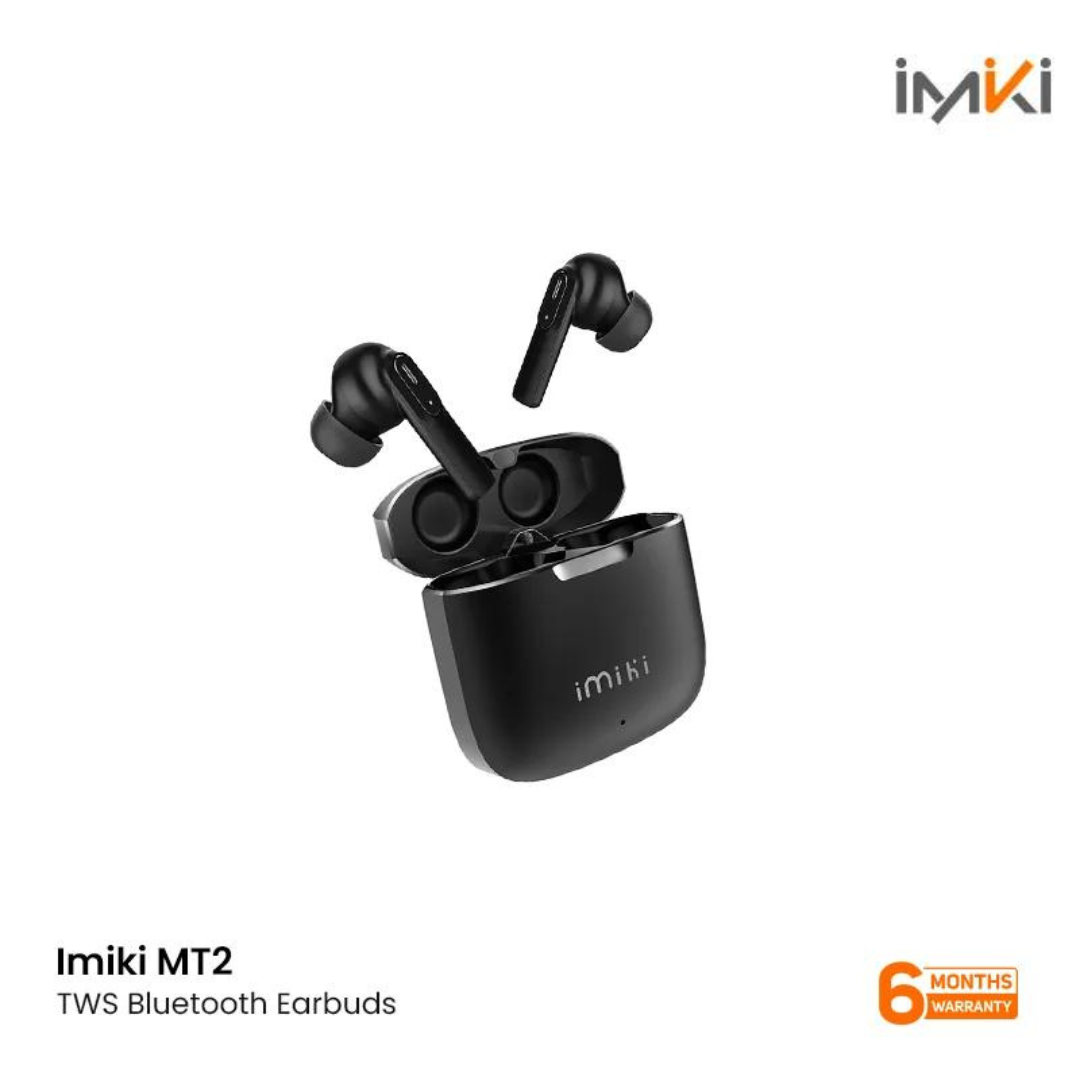 Imiki MT2 TWS Bluetooth Earbuds-Black MV120
