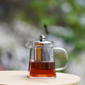 4 Inch Tempered Glass Tea Pot with Infuser EB6064 Price in Bangladesh - iferi.com