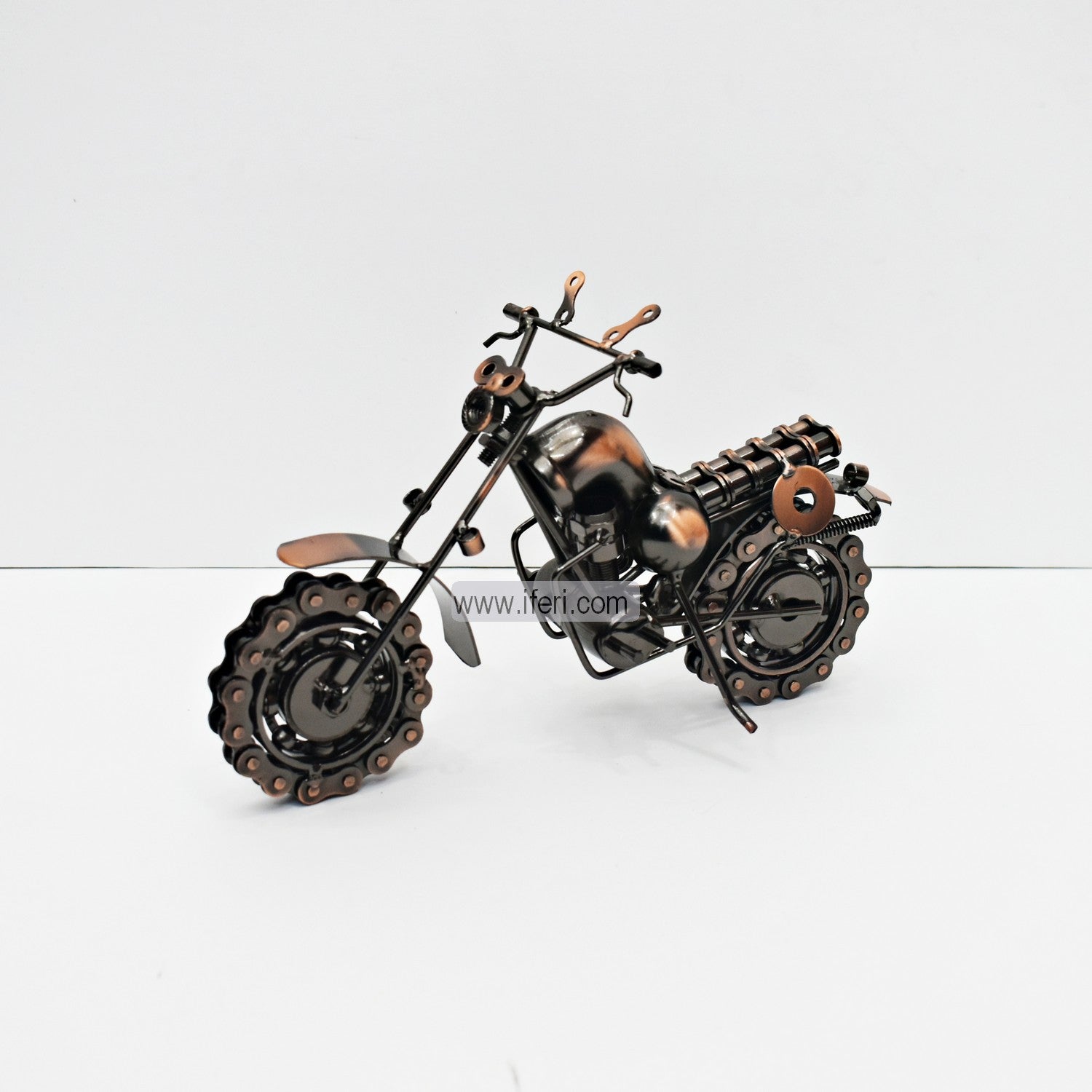 9.5 Inch Metal Motorcycle Model Sculpture Showpiece RY03857