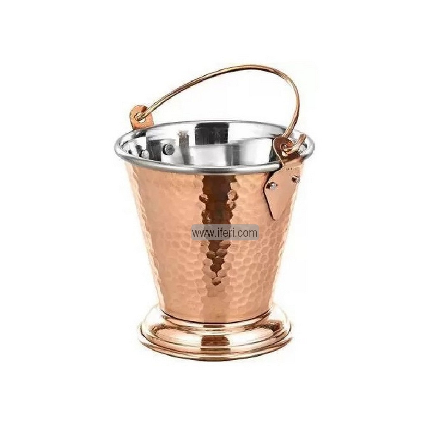 3.8 Inch Pure Copper Stainless Steel Serving Bucket ALM6383