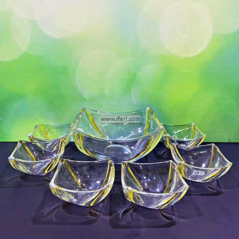 7 Pcs Glass Firni, Dessert Serving Bowl Set IQ001