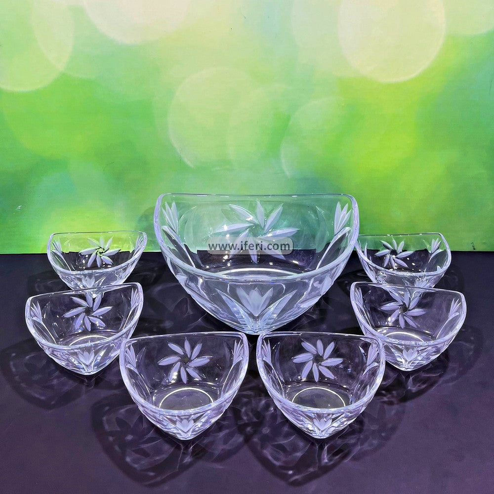 7 Pcs Glass Firni, Dessert Serving Bowl Set IQ002