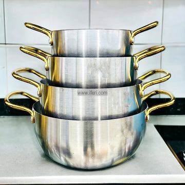 4 Pcs Stainless Steel Cookware Set HRM003