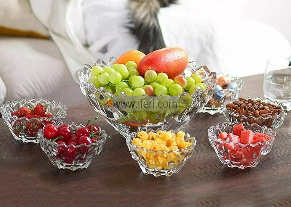 7 Pcs Glass Firni, Dessert Serving Bowl Set FT4799