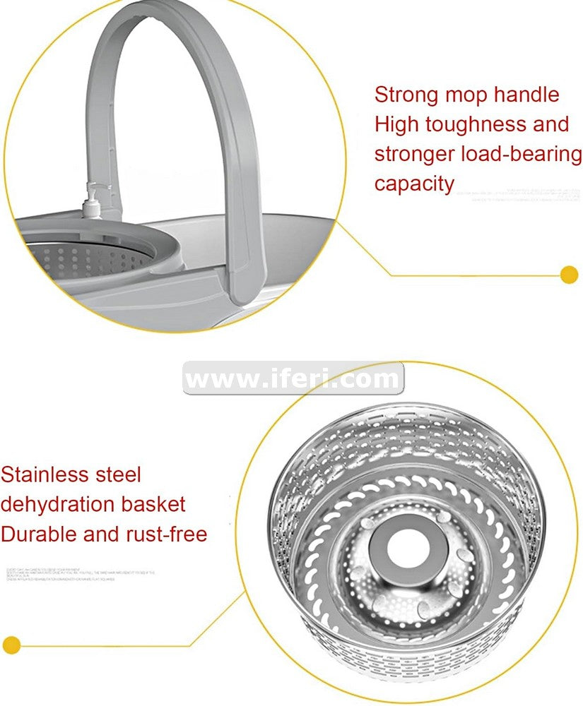 360 Rotating Pedal Mop Spin Bucket Mop with Foot Pedal MA004