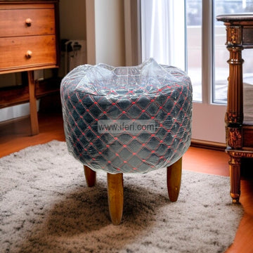 Artificial Leather Covered Ottoman Stool WZ005