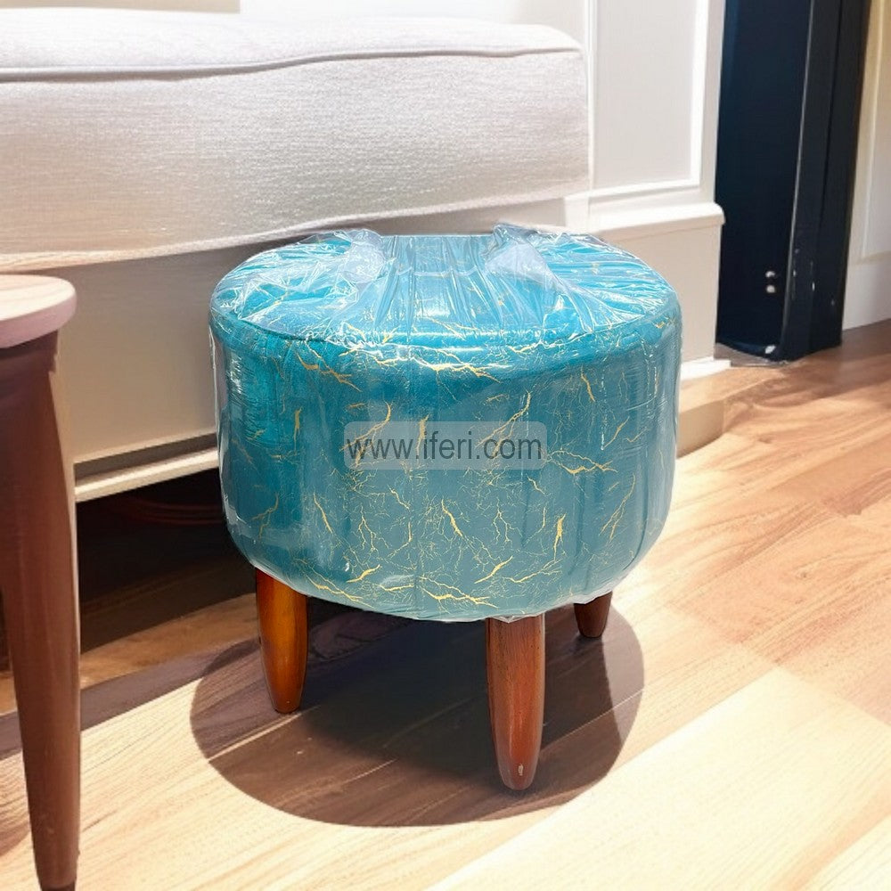 Velvet Covered Ottoman Stool WZ006