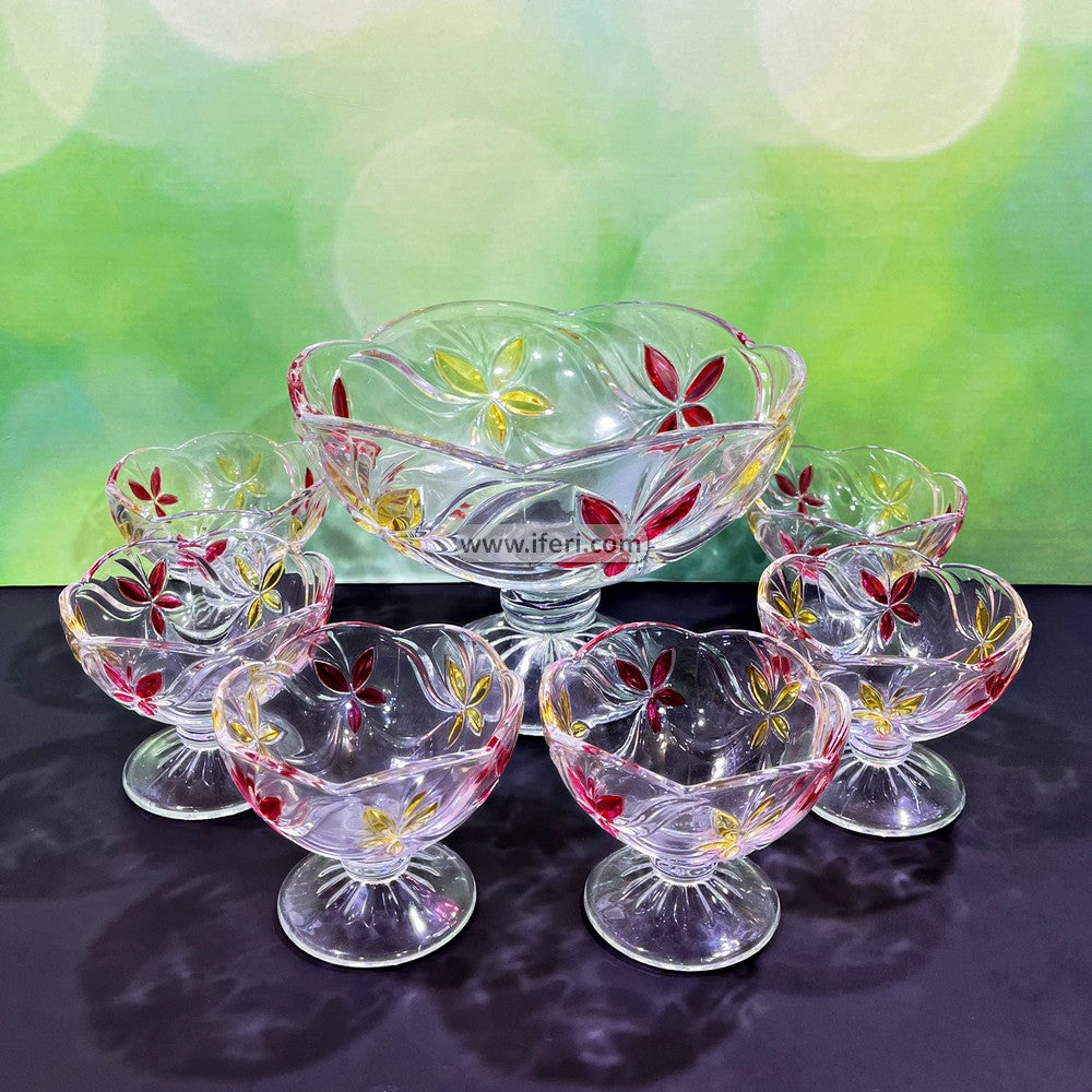 7 Pcs Glass Firni, Dessert Serving Bowl Set IQ006