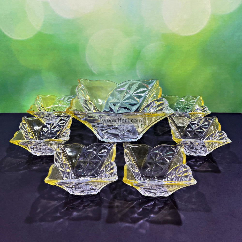7 Pcs Glass Firni, Dessert Serving Bowl Set IQ007