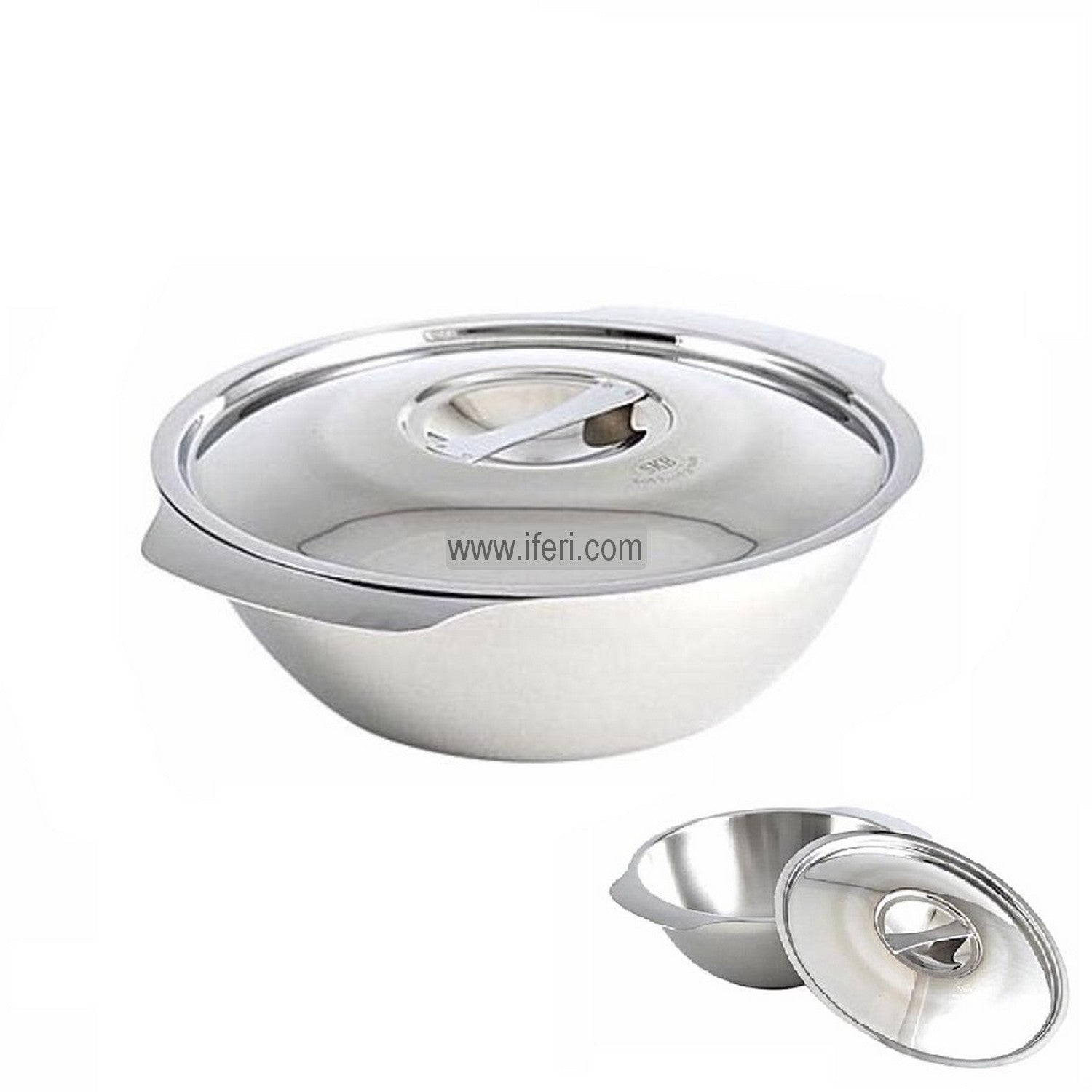 20cm SKB Stainless Steel Soup Bowl with Lid SN0007