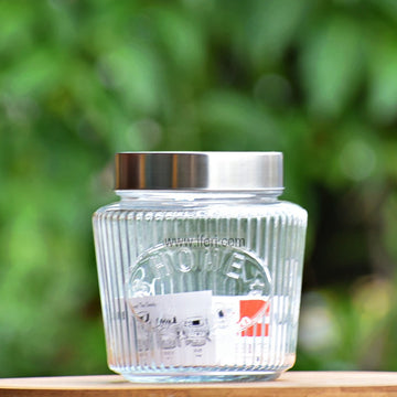 1300ml Premium Quality Airtight Glass Cookie Jar / Spice Jar SJ007