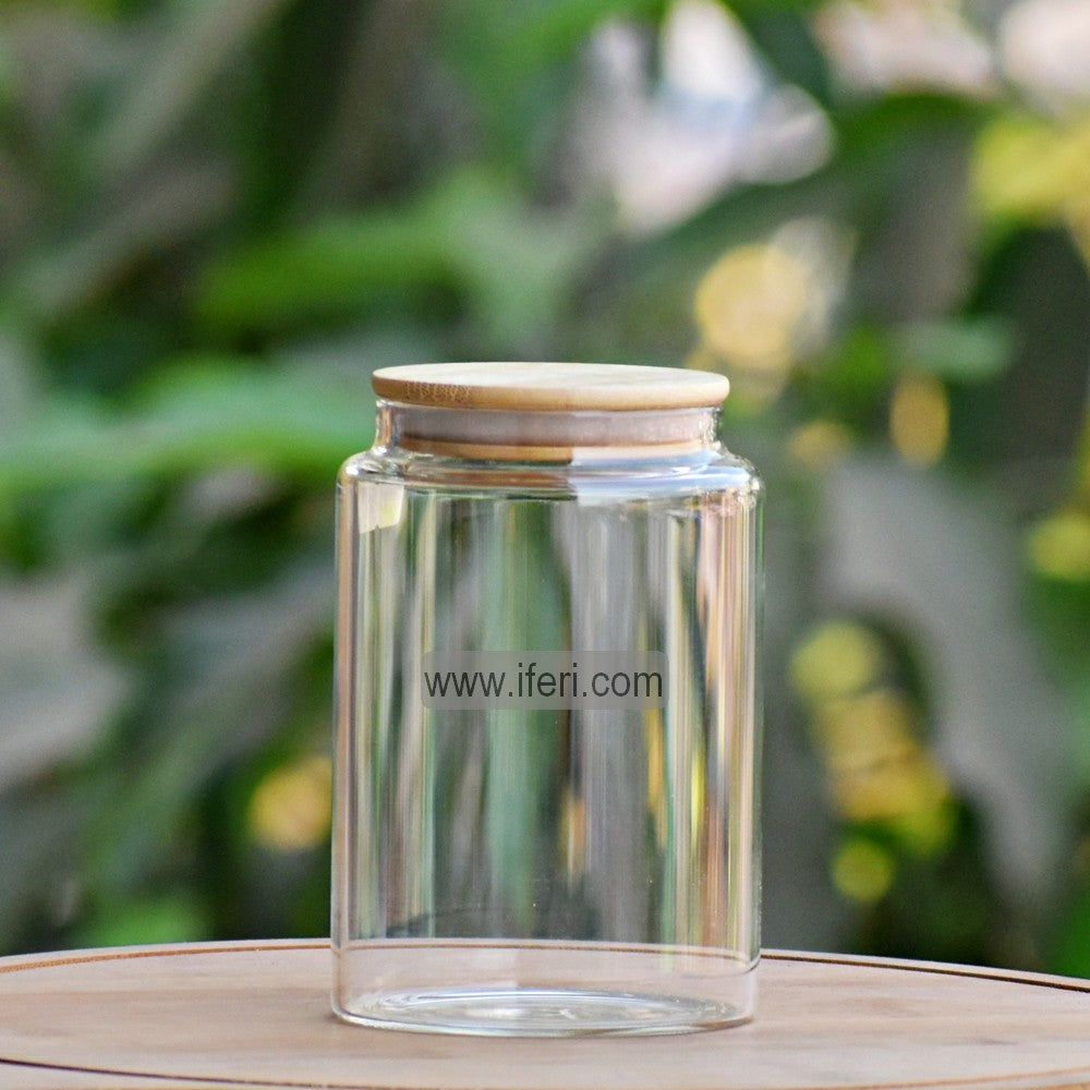 6 Inch Airtight Glass Cookie Jar / Spice Jar BS007-1