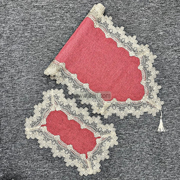 7 Pcs Luxury Lace Runner & Placemat RJ16007