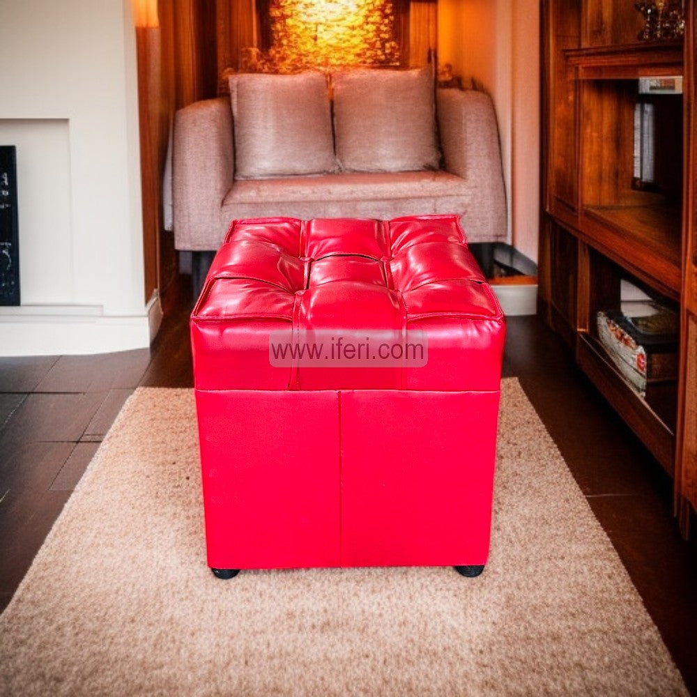 Artificial Leather Covered Low Stool WZ010