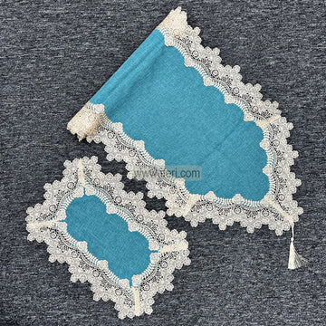 7 Pcs Luxury Lace Runner & Placemat RJ16010
