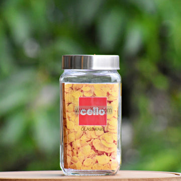 1000ml Premium Quality Airtight Glass Cookie Jar / Spice Jar SJ012