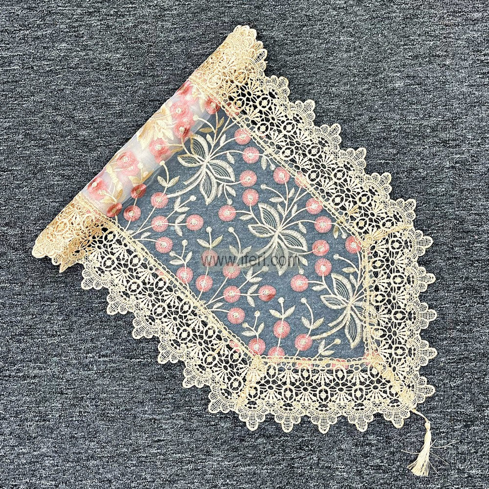 Luxury Embroidered Lace Runner RJ160012