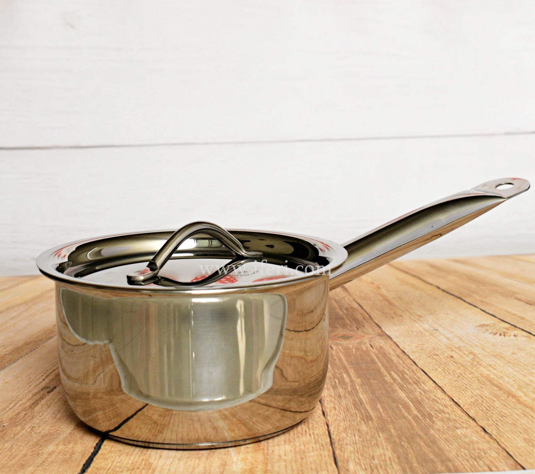 16cm SKB Stainless Steel Milk Pan / Saucepan with Lid SN0014