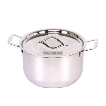 24cm SKB Stainless Steel Queen Saucepan / Deep Cookware with Lid SN0015