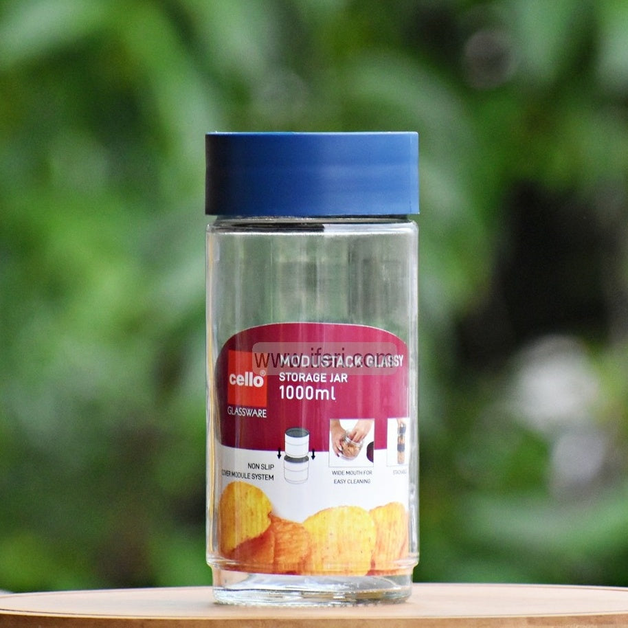 1000ml Premium Quality Airtight Glass Cookie Jar / Spice Jar SJ021