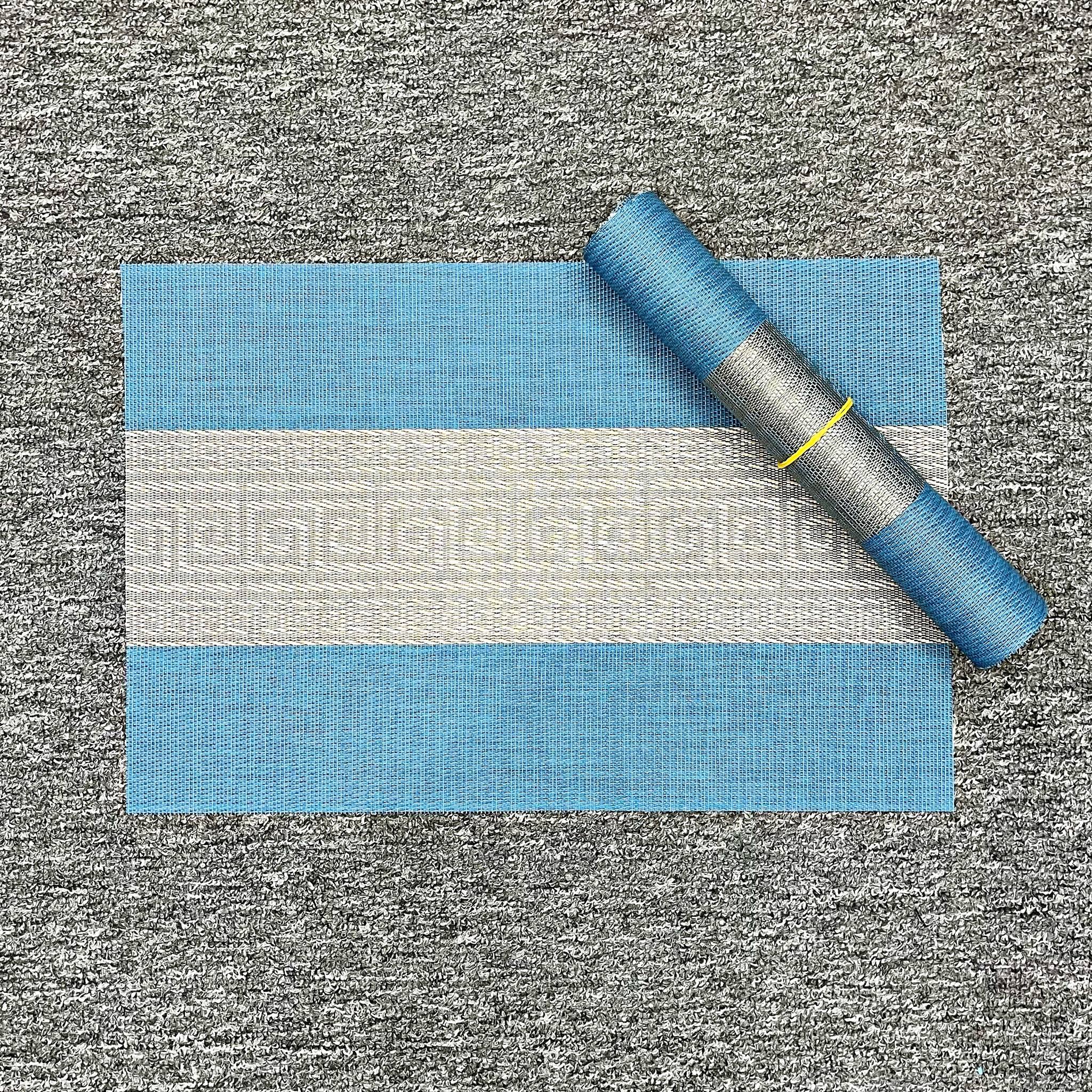 7 Pcs Washable PVC Runner & Placemats Set RJ16021