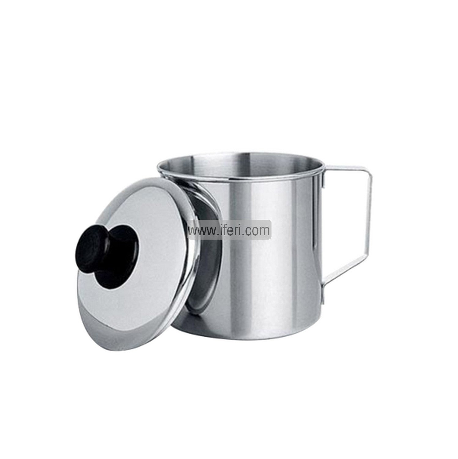 10cm SKB Stainless Steel Mug with Lid SN0022