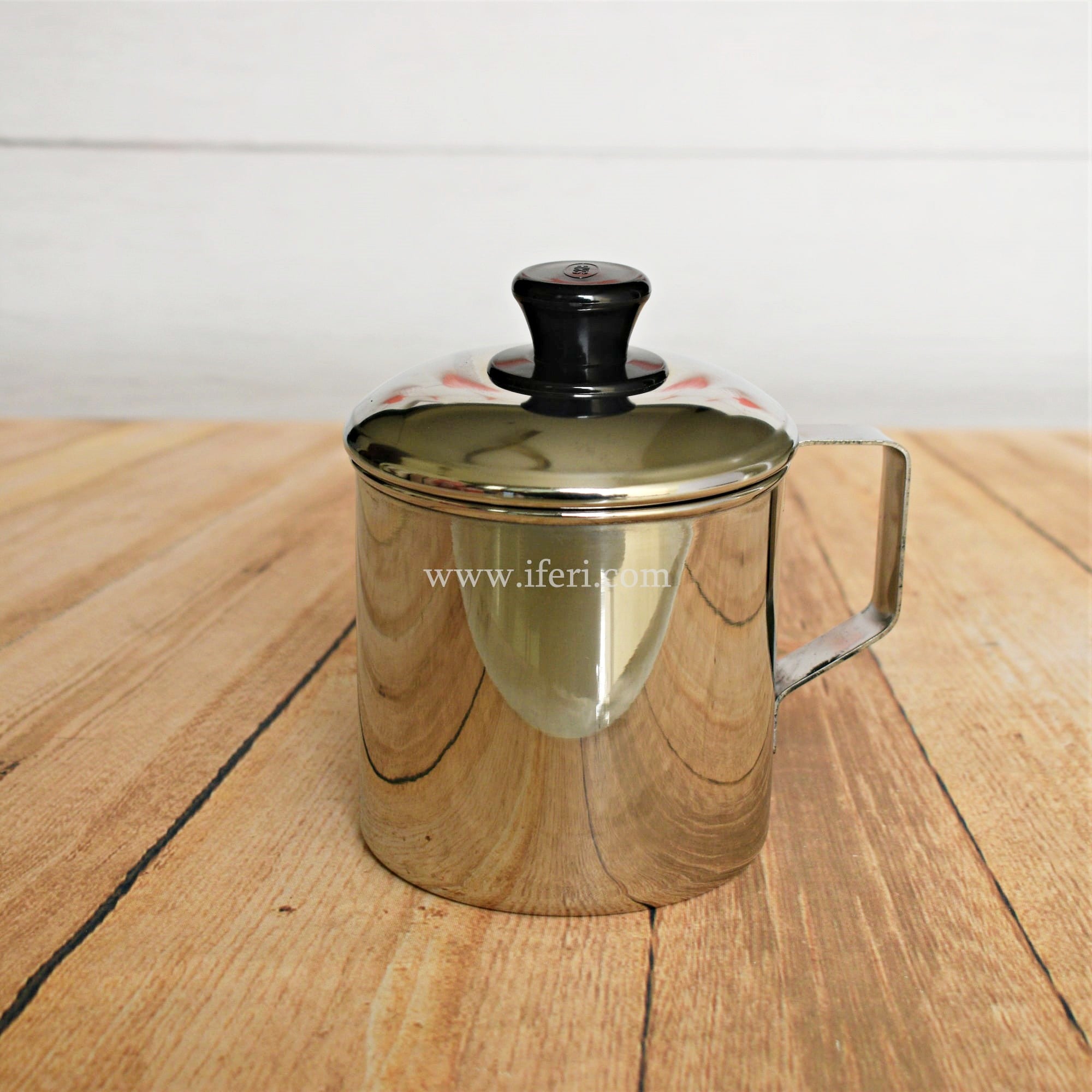10cm SKB Stainless Steel Mug with Lid SN0022