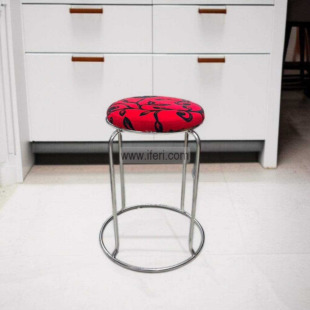 Steel Stool with Cushioned Seat WZ022