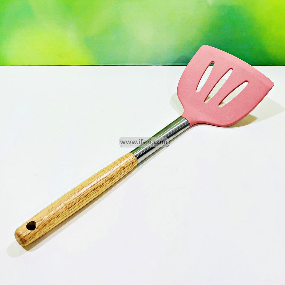 14 Inch Silicone Cooking Spoon, Non-stick Slotted Turner Spatula IQ022
