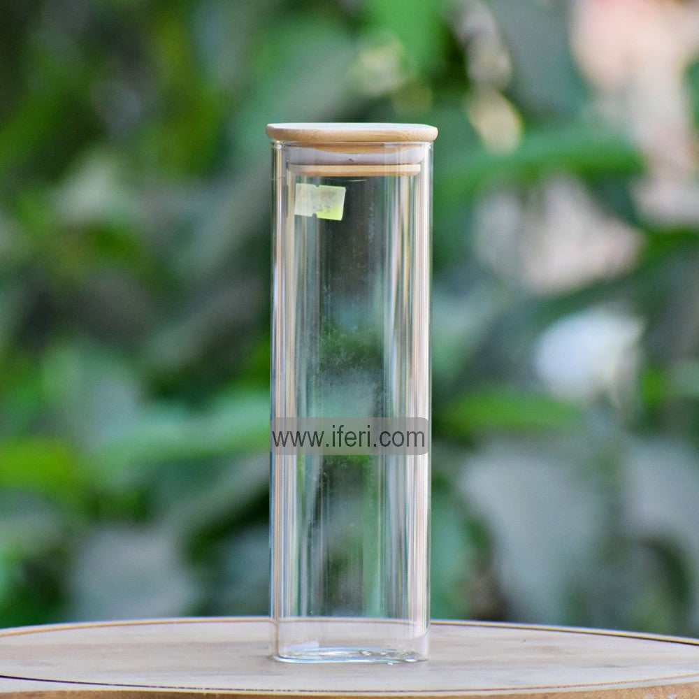 8 Inch Airtight Glass Cookie Jar / Spice Jar BS023
