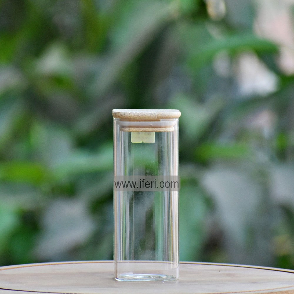 6 Inch Airtight Glass Cookie Jar / Spice Jar BS025
